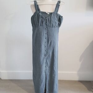 Sim & Sam Elegant Blue Maxi Dress